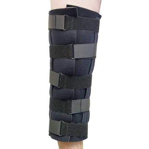 Zimmer Foam Contoured Knee Immobilizers - Perforated Foam-Lined Knee Immobilizer with Contoured Stays, 16" Long, Size S - 187650316