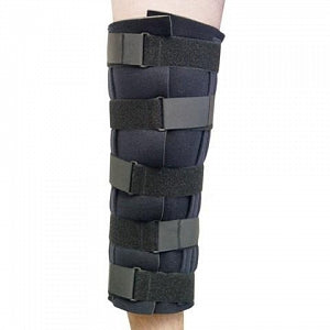 Zimmer Foam Contoured Knee Immobilizers - Perforated Foam-Lined Knee Immobilizer with Contoured Stays, 24" Long, Size S - 00187650324