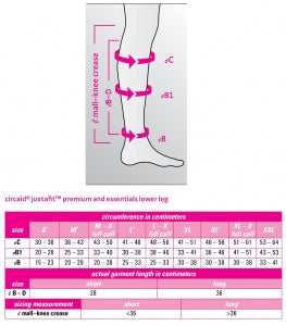 Medi USA Circaid Juxtafit Essentials Lower Extremity Garment - Juxtafit Premium Lower-Leg Legging, Long, Size L - 23705017