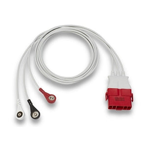 Zoll Medical Corporation Accessories for Zoll Defibrillators - OneStep ECG Lead Cable, AHA, 3-Lead ECG Only - 8009-0762-01