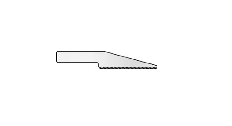 MicroAire Surgical Reciprocating Saw Blades - Reciprocating Saw Blade, Small, 7.6 mm x 25.4 mm x 0.6 mm - ZR-020