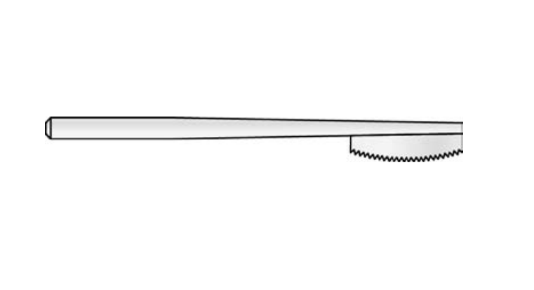 MicroAire Surgical Reciprocating Saw Blades - Reciprocating Saw Blade, Small, 5 mm x 17.2 mm x 0.8 mm - ZR-051