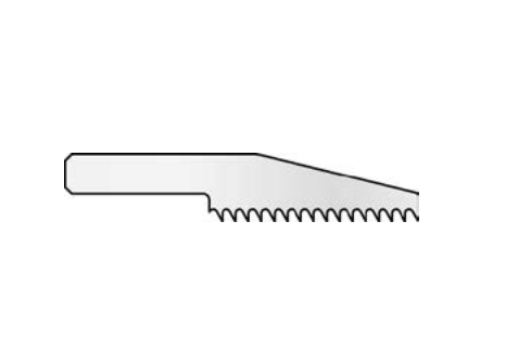 MicroAire Surgical Reciprocating Saw Blades - Reciprocating Saw Blade, Small, 8.1 mm x 25.4 mm x 0.5 mm - ZR-120