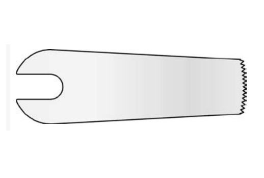 MicroAire Surgical Sagittal Saw Blades - Sagittal Saw Blade, 14 mm x 41 mm x 0.4 mm, CO - ZS-033