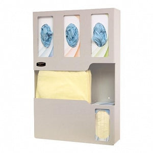 Bowman Hygiene Dispensing Station - PPE Dispensing Station / Organizer / Protector, 16.5" x 25.25" x 4.5" - LD-007