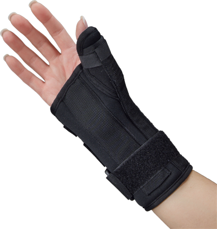 DeRoyal Thumb and Wrist Spica - BRACE, THUMB, LEFT, SPICA, SHORT, LARGE - 347LL