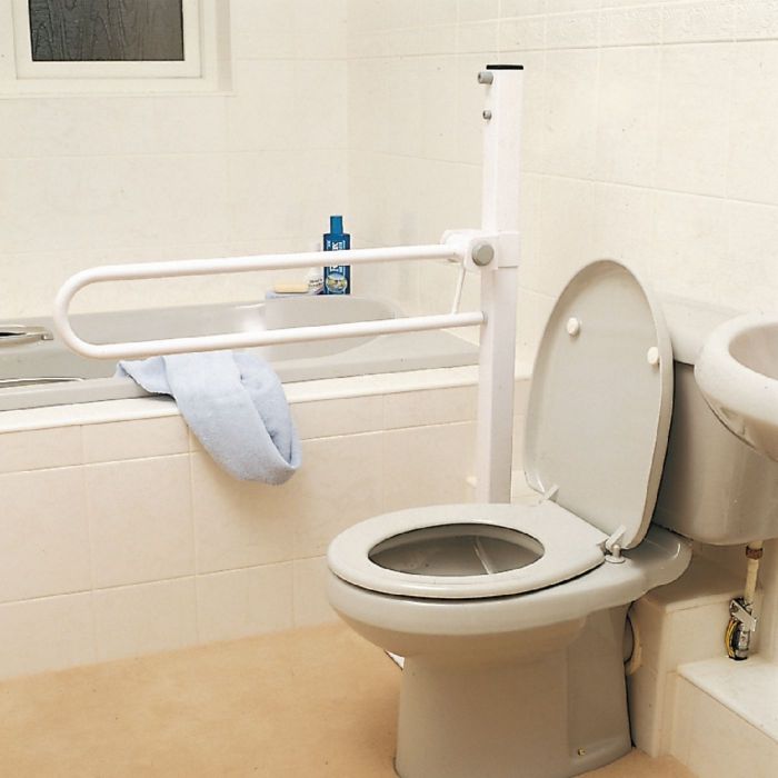 Homecraft Devon Floor-Mounted Folding Rail