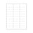 PDC Healthcare Laser Portrait Chart Labels - LABEL, LASER, 2 5/8"X1", WHITE, 30/SHEET - WBW-X73