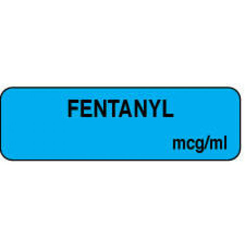 PDC Healthcare Fentanyl Labels - Fentanyl Label, "Fentanyl MCG / ML", 1000/Roll - 59705069