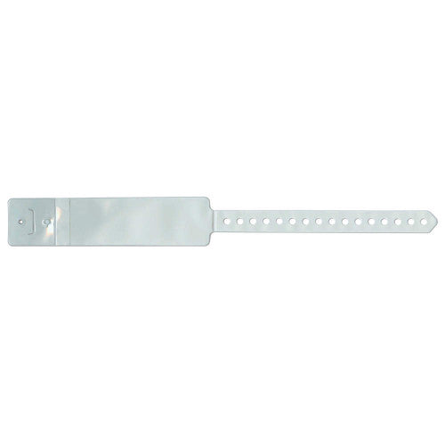 PDC Healthcare Safeguard 845 Wristbands - ID BAND VINYL INSERT W SNAP CLOSURE WHT - 860-11-PDJ