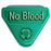 PDC Healthcare In-A-Snap Alert Clasps - BAND, CLASP, SJC ALERT, "NO BLOOD", GREEN - WBCLASP-NB4