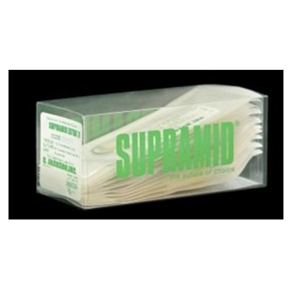 S Jackson SUPRAMID Nylon Monofilament Suture - SUTURE, SUPRAMID, NYLON, 5-0, 3/8 C, REV CUT - MSB-40B