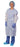 S2S Global Polyethylene-Coated Cover Gowns - Polyethylene-Coated Cover Gown with Half-Back and Thumbloops, Blue, Size Universal - 2322