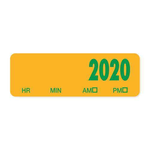 PDC Healthcare Spee-D-Date Labels - LABEL, SPEE-D-DATE YR, "2020", 1-1/2X1/2 - B-SDD20