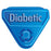 PDC Healthcare In-A-Snap Alert Band / Clasps - Diabetic Alert Clasp, Blue - WBCLASP-DB2