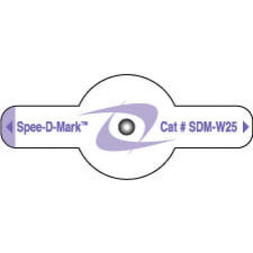 PDC Healthcare Spee-D-Wing Mammography Skin Markers - Spee-D-Wing, Skin Marker, 2.5 mm, Lead Free - SDM-W25