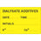 PDC Healthcare Drug Labels - Dialysate Label, Add, Yellow, 500/Roll - TFYLR01