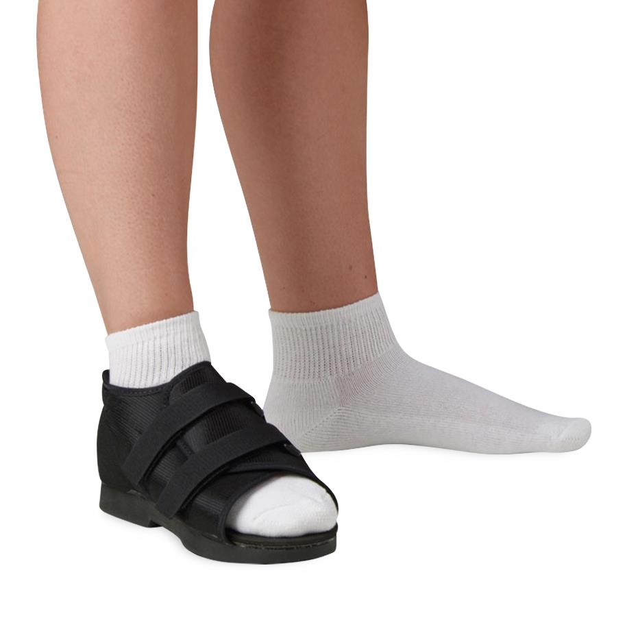 S2S Global Post Op Shoes - Post-Op Shoe with Rubber Sole, Nylon Upper and Hook-and-Loop Straps, Men's Size S - A152305