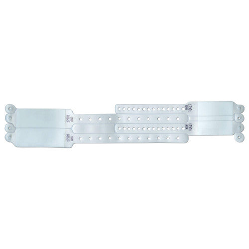 PDC Healthcare Veri-Color 324 Wristbands - ID BAND, OB SET, 4-PT, WRITE ON, SNAP, WHITE - 324S-11-PDL