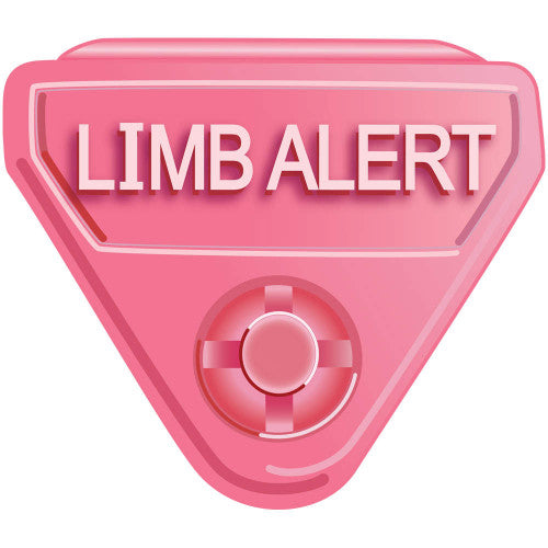 PDC Healthcare Alert Clasps for ID Bands - Alert Clasp for ID Bands, Limp Alert, Pink - WBCLASP-LA7