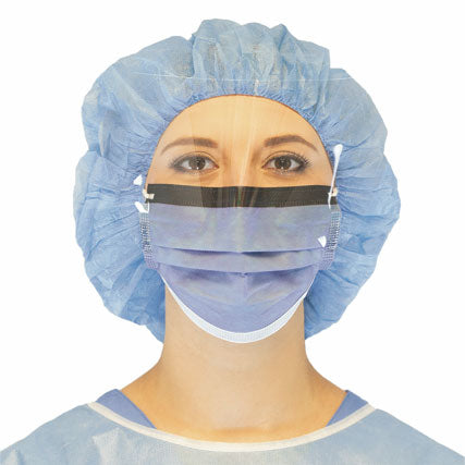 S2S Global PremierPro Surgical and Isolation Masks - Procedure Mask, Ear Loop, ASTM Level 1, Yellow - 2454