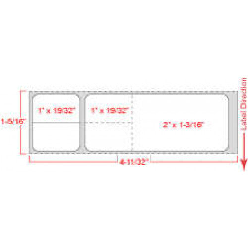 PDC Healthcare Misys / Sunqeust Direct Thermal Labels - LABEL, SUNQUES, DIR THERM, IR, 3" - LSQW14