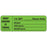 PDC Healthcare Nursing Wraparoound IV Tubing Labels - Wraparound IV Tubing Label, "IV Set BLANK Hours Only", Florescent Green, 333/Roll - MV06FG4740P