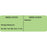 PDC Healthcare Paper Labels - "Irrigation" IV Label, Fluorescent Green, 500 per Roll, 1" Core, 2-15/16" x 1" - N-7502