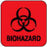 PDC Healthcare Hazard Labels - LABEL, "BIOHAZARD", 1X1, RED - 59704554