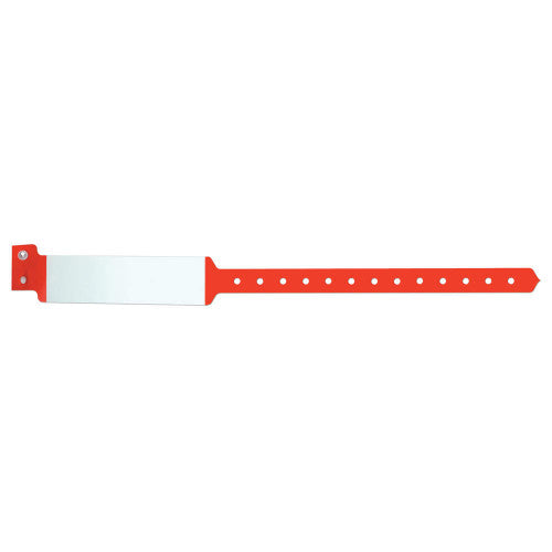 PDC Healthcare Custom Wristbands - Sentry ID Wristband 5000 Series, Red, 1" x 11-1/2" - 5040-16-PDM