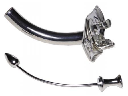 Graham-Field Inc Jackson Improved Tracheostomy Tube - Jackson Metal Trach, Stainless Steel, #4 - 1398-1#4