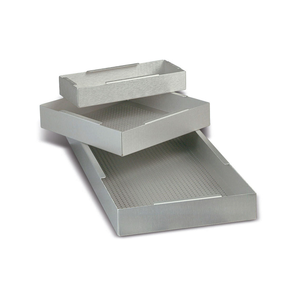 Medline Inner Trays for TASKIT Containers - Inner TASKIT Tray, Perforated Aluminum, 3/4 Size - WGNSEA-437