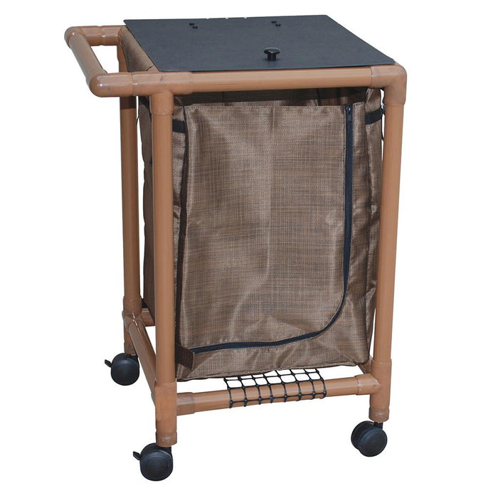 MJM PVC Woodtone Single Hampers - HAMPER, SINGLE, 14 GAL CAP, S SANDS MESH - WT214-S