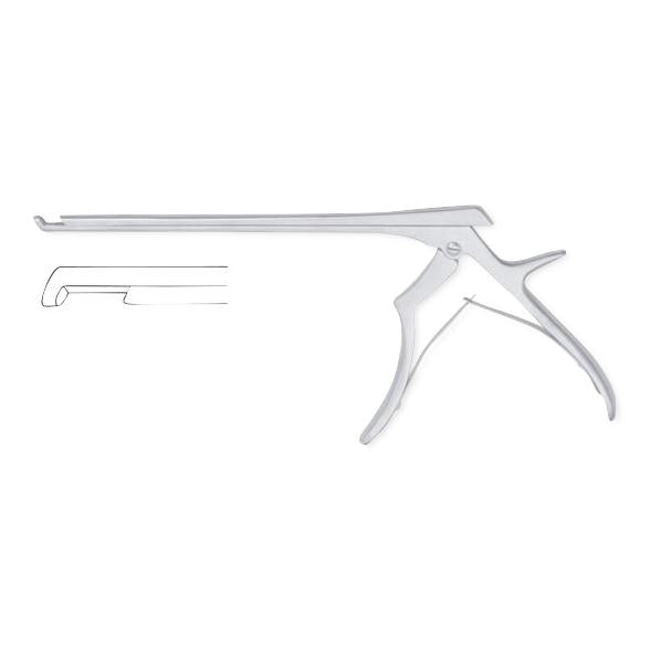 Medline Kerrison Micro Laminectomy Rongeur - 9" (22.9 cm) Long 40˚ Up Cutting Angle Kerrison Micro Laminectomy Rongeur with 4 mm Bite - MDS4051904