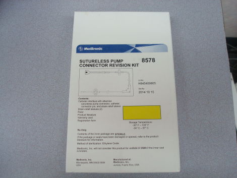 Medtronic USA Sutureless Pump Connector Revision Kit - Sutureless Pump Connector - 8578