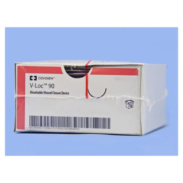 Medtronic USA V-LOC 90 Absorbable Sutures - V-LOC 90 Absorbable Suture, Size 2-0, 23", P-14 Needle - VLOCM0135