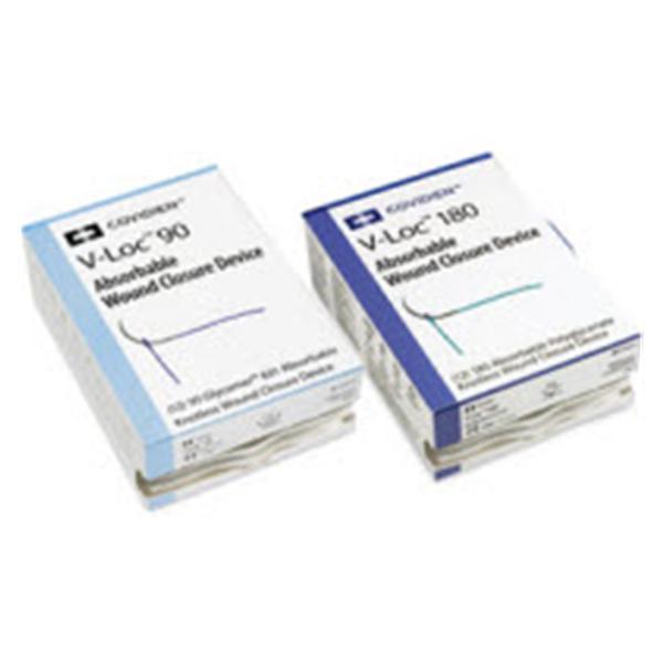 Medtronic V-Loc Nonabsorbable Needled Sutures - V-Loc Nonabsorbable Suture, Blue, Size 3-0, 12", V-20 1/2 Circle Needle - VLOCN0614