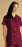 Medline Ladies A-Line Tunics - Women's A-Line Tunic, 65% Polyester/35% Cotton Poplin Blend, Wine, Size 5XL - MDT76WNE5XL