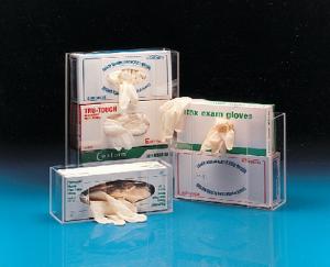 Mitchell Plastics Plastic Glove Box Holders - HOLDER, GLOVE BOX, QUADRUPLE, CLEAR - MG-4000