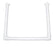 Mjm International PVC Wall Mount Ball Rack - RACK, WALL, PVC, 2/EA 19"X22"X2" - 7006-2