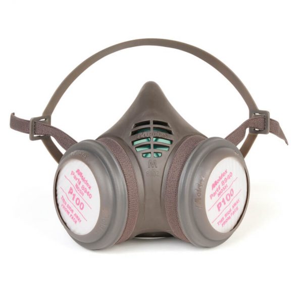 Moldex P100 Particulate Respirators - MASK, HALF, RESPIRATOR, MED, 8000SERIES, P100 - 8942