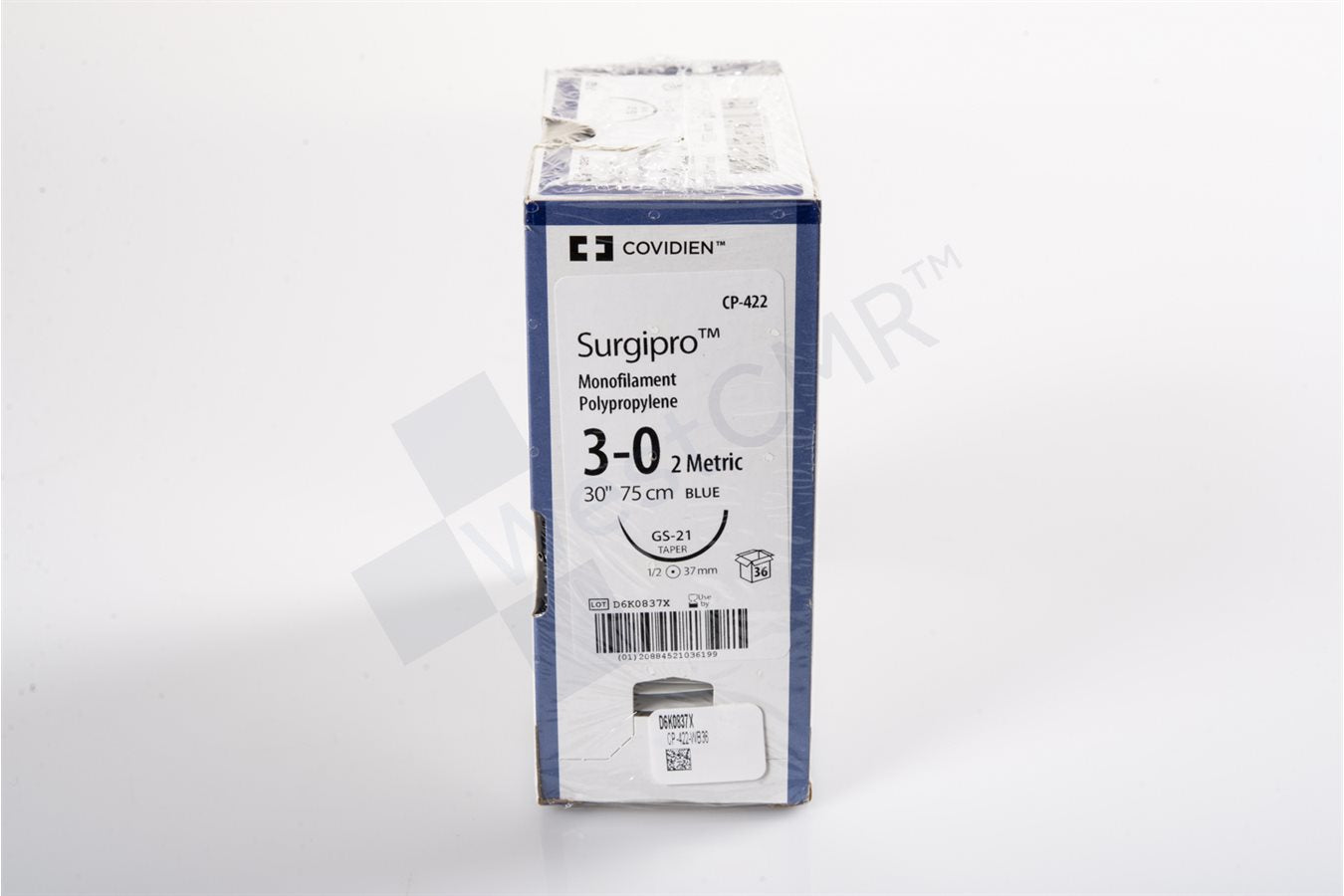 Medtronic USA Surgipro Sutures - Surgipro Suture, Blue, Size 3/0, 30", GS-21 Needle - CP-422