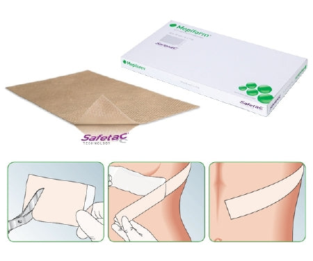 Molnlycke Mepiform Silicone Dressing - DRESSING, MEPIFORM, SCAR, SILICONE GEL, 2X3" - 293299