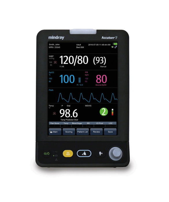 Mindray Accutorr 7 Vital Sign Monitor - MONITOR, ACCUTORR 7, NELLCOR SPO2, NIBP, HR - 6103F-PA00042