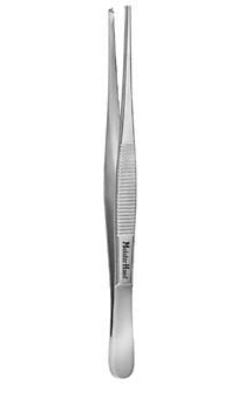 Miltex Instruments MeisterHand Straight Tissue Forceps - Tissue Forceps, 1 x 2 Teeth, 4.5" - MH6-40