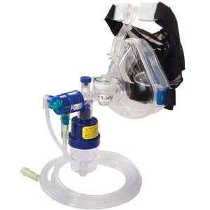 Mercury Medical Flow-Safe II EZ CPAP Systems - Flow-Safe II Full-Face Mask, Max Nebulizer - 1057321