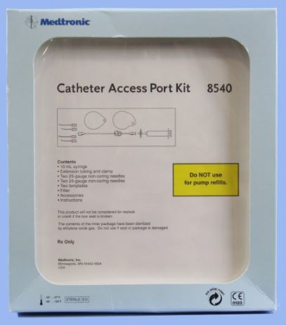 Medtronics Catheter Access Port Kits - KIT, CATHETER ACCESS PORT - 8540