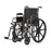 Medline K1 Basic Wheelchairs - K1 Basic Wheelchair with Desk-Length Arms and Swing-Away Footrests, 18" Width - MDS806250EEC