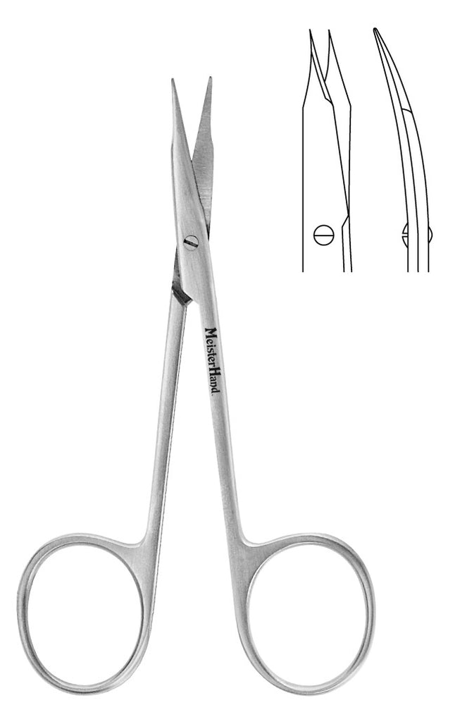 Miltex STEVENS Tenotomy Scissors - Stevens Tenaculum Scissors, Curved, 4-1/8" - MH18-1464