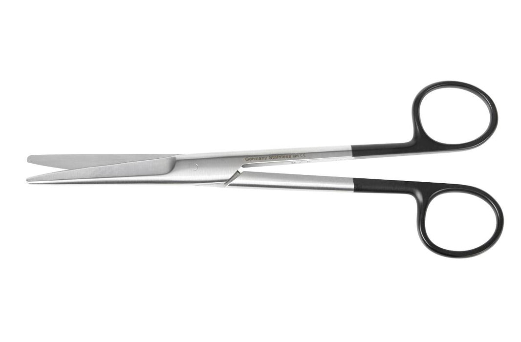 Medline Mayo Dissecting Scissors - Mayo Dissecting Scissors, Straight Blades with Tungsten Carbide Inserts, 5-1/2", Left Handed - MDS0816414L